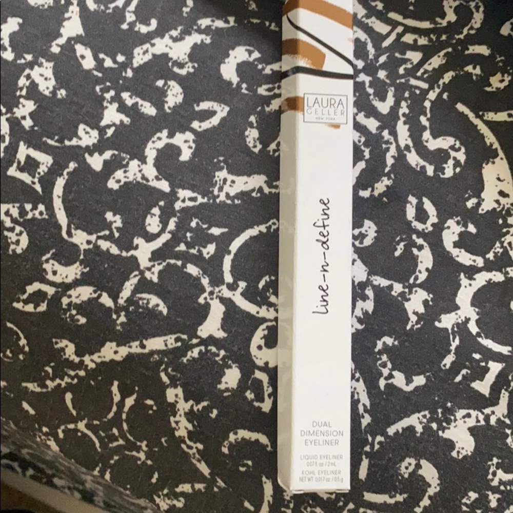 Line N Define dual liquid eyeliner blk /gld